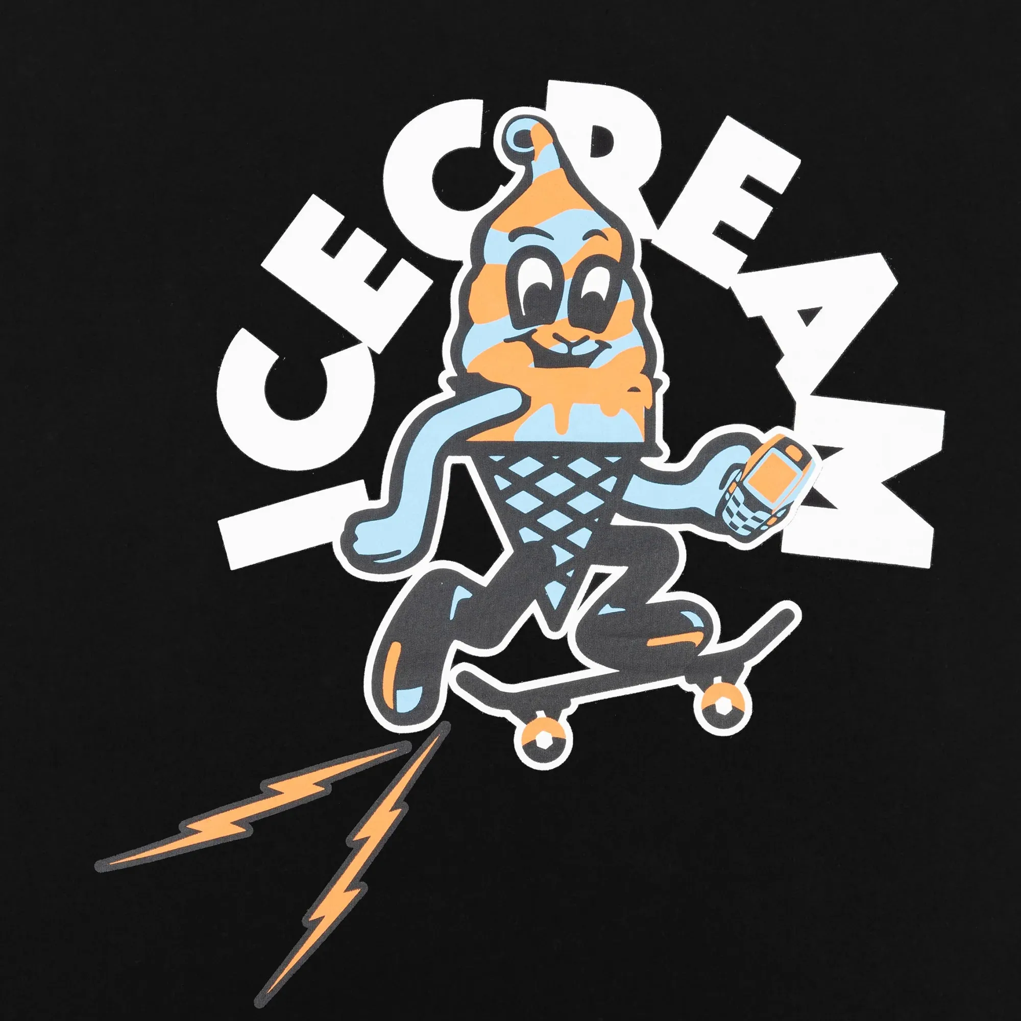 Icecream | SKATE TUFF SS TEE  { BLACK
