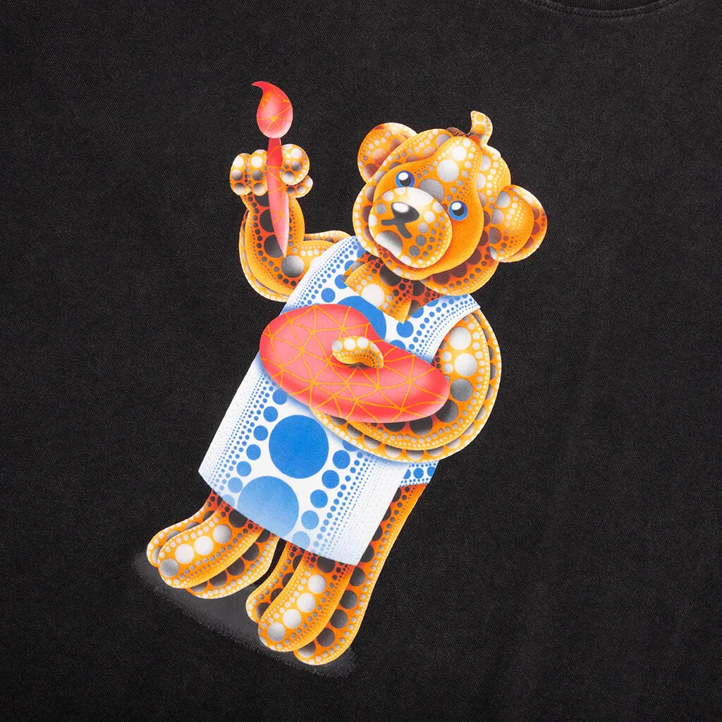 Infinity Bear T-Shirt - Washed Black