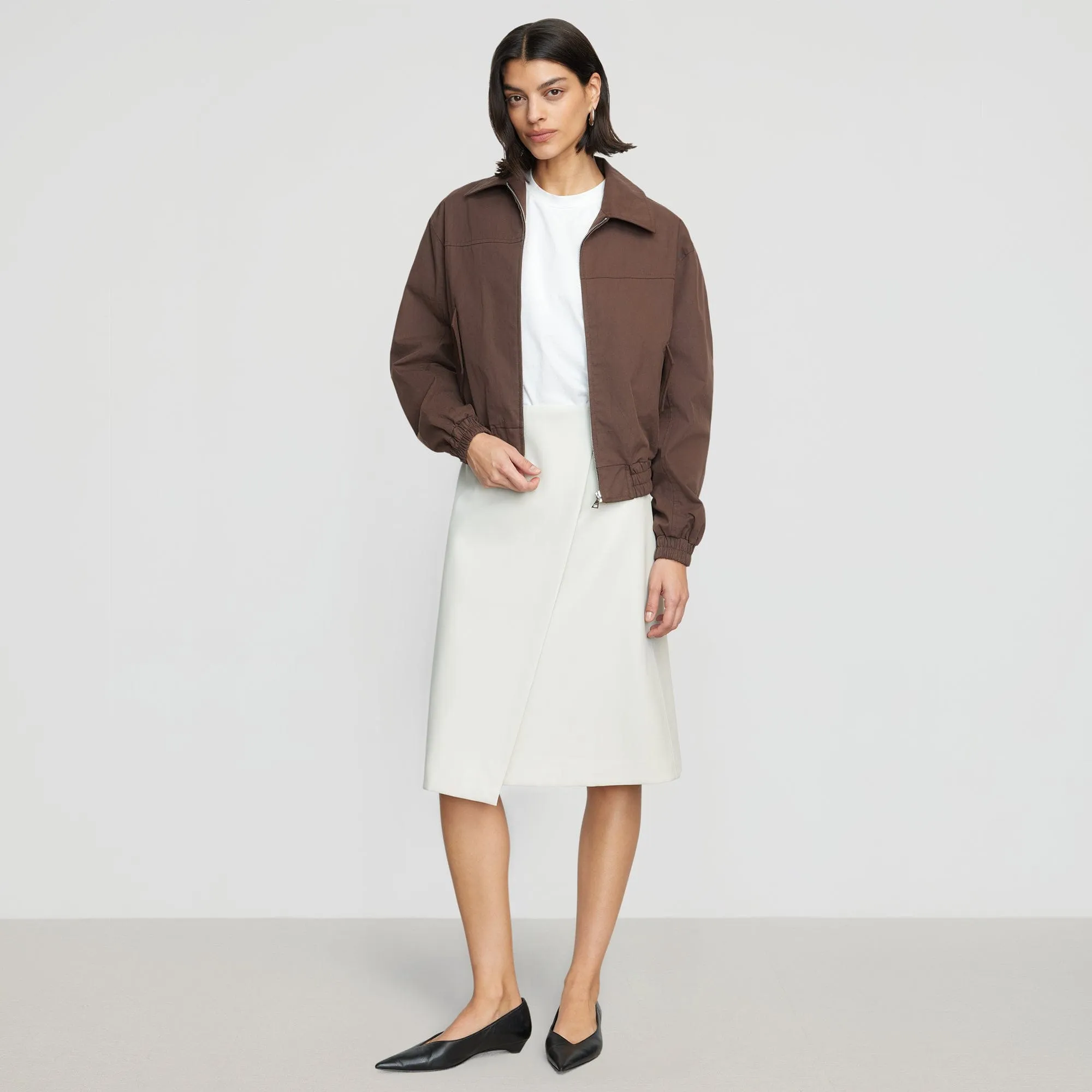 Lev Cotton Twill Bomber Jacket