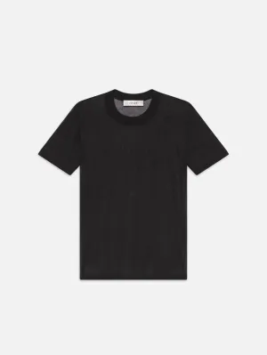 Luxe Baby Tee -- Black