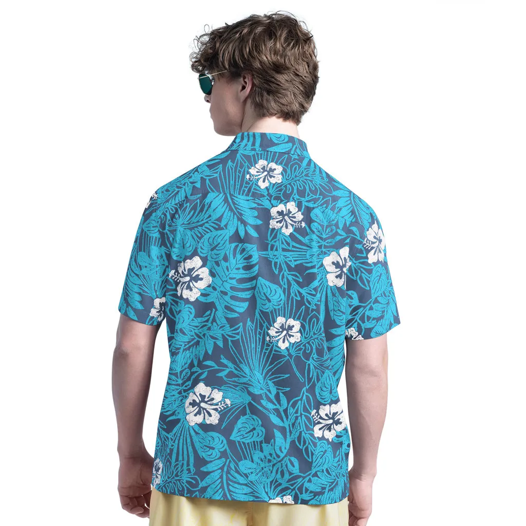 MARGARITAVILLE PALM SHIRT BLUE