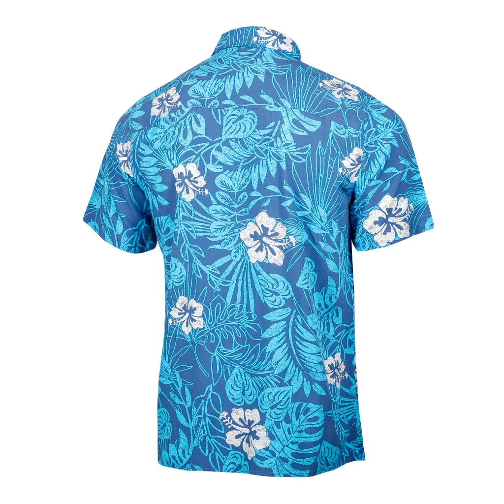 MARGARITAVILLE PALM SHIRT BLUE