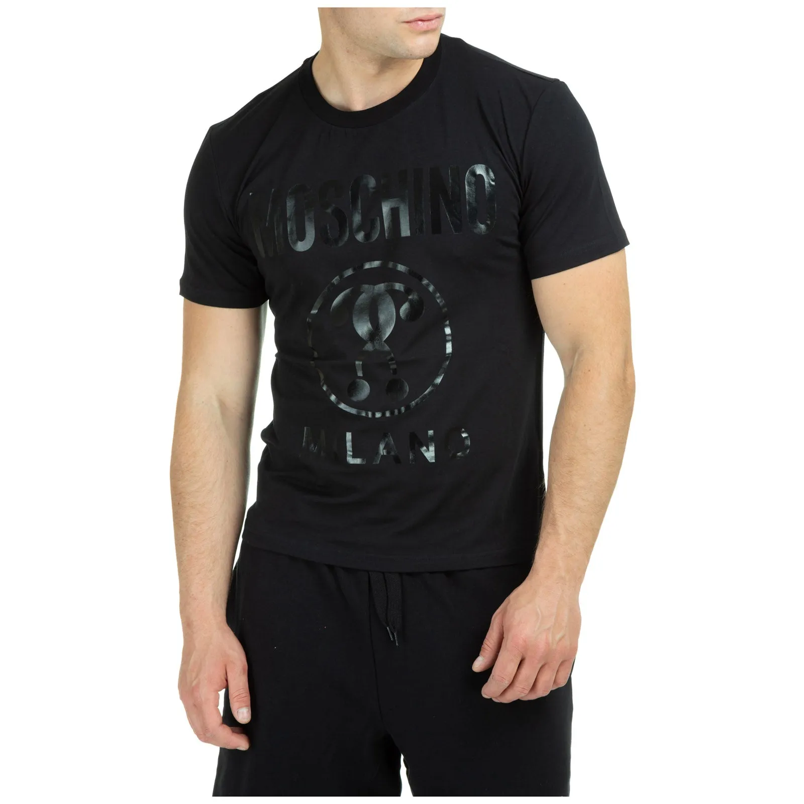 Moschino Logo Printed Crewneck T-Shirt