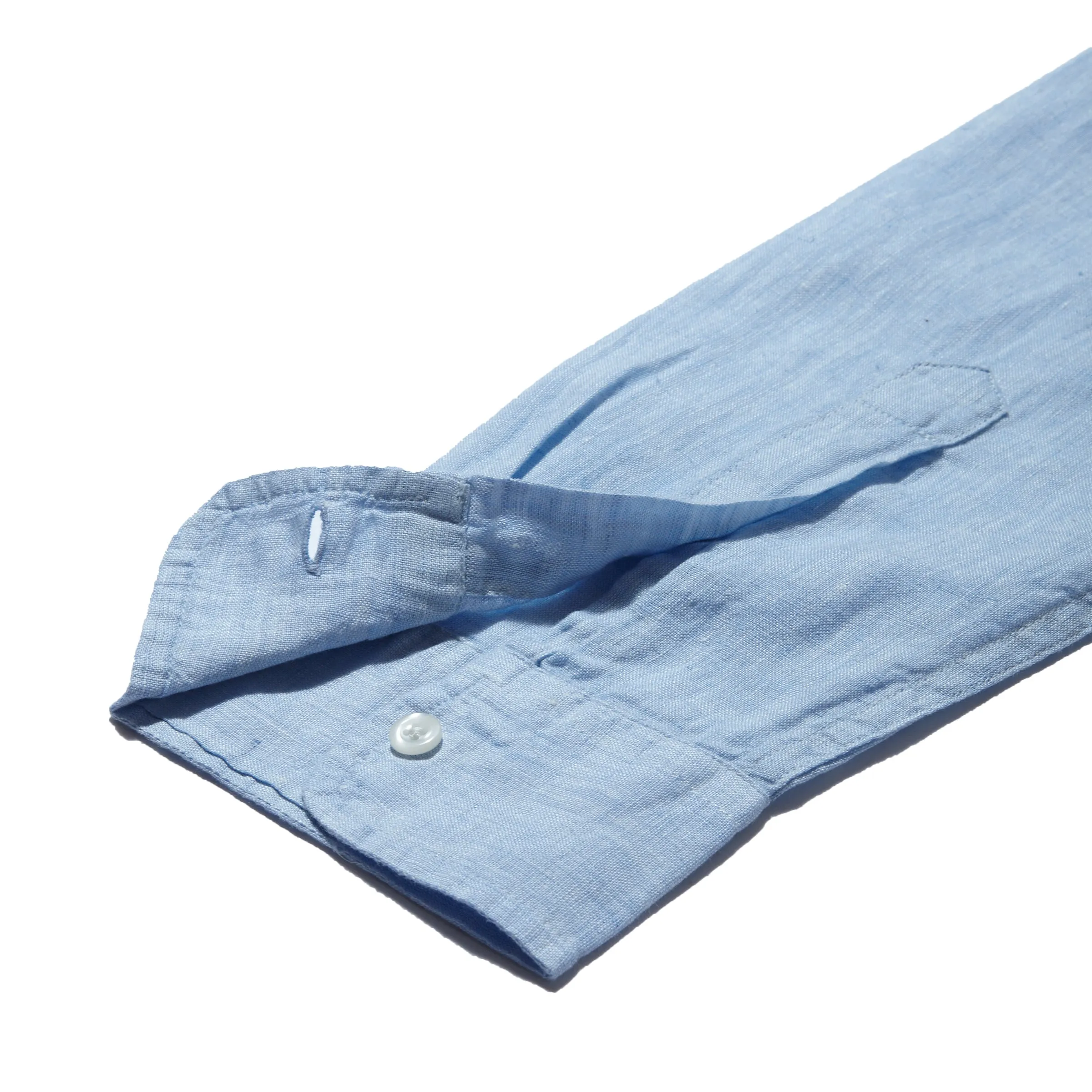 Nantucket Yarn Dyed Linen Shirt - Light Blue
