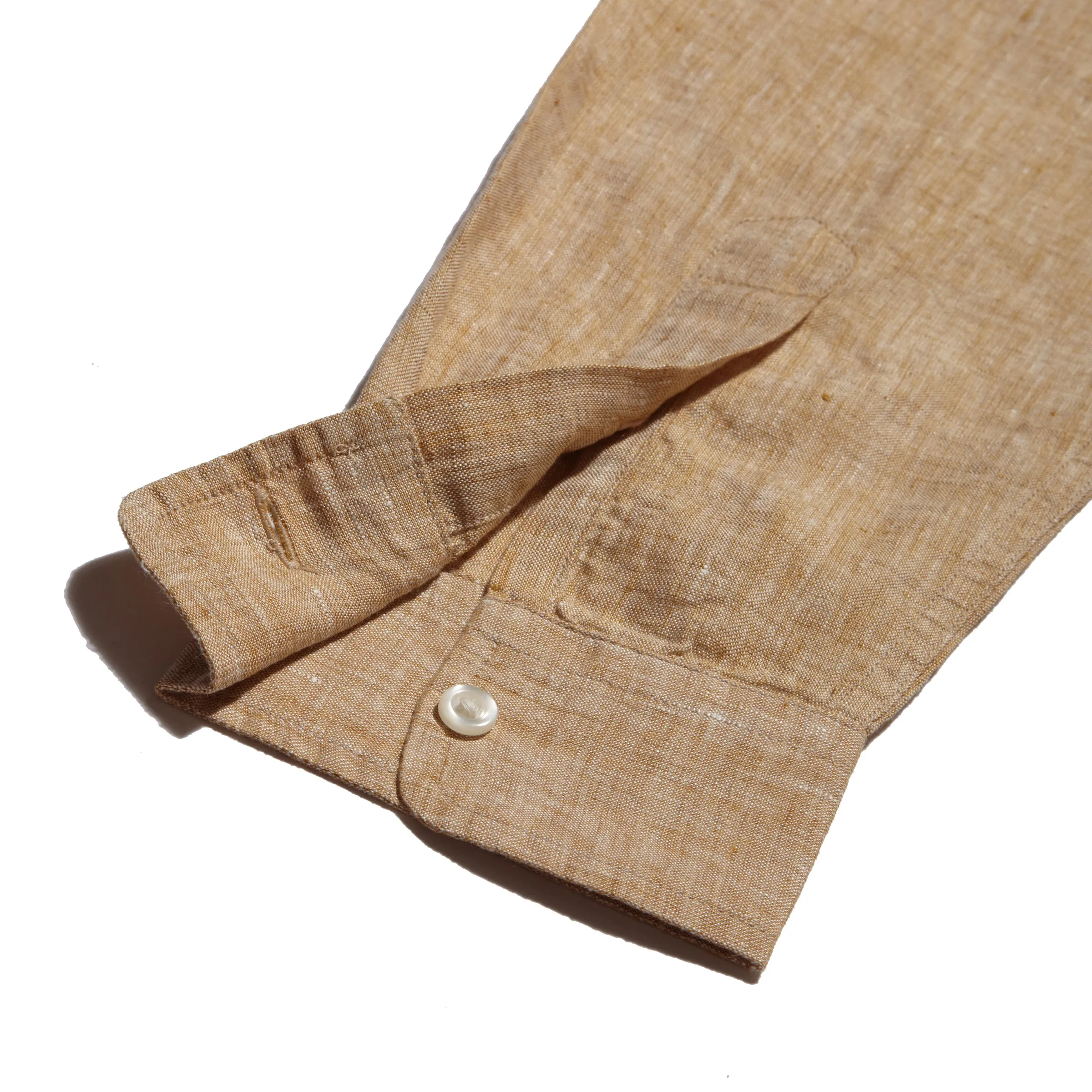 Nantucket Yarn Dyed Linen Shirt - Mustard