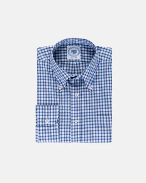 NAVY/LT BLUE CHECK SHIRT