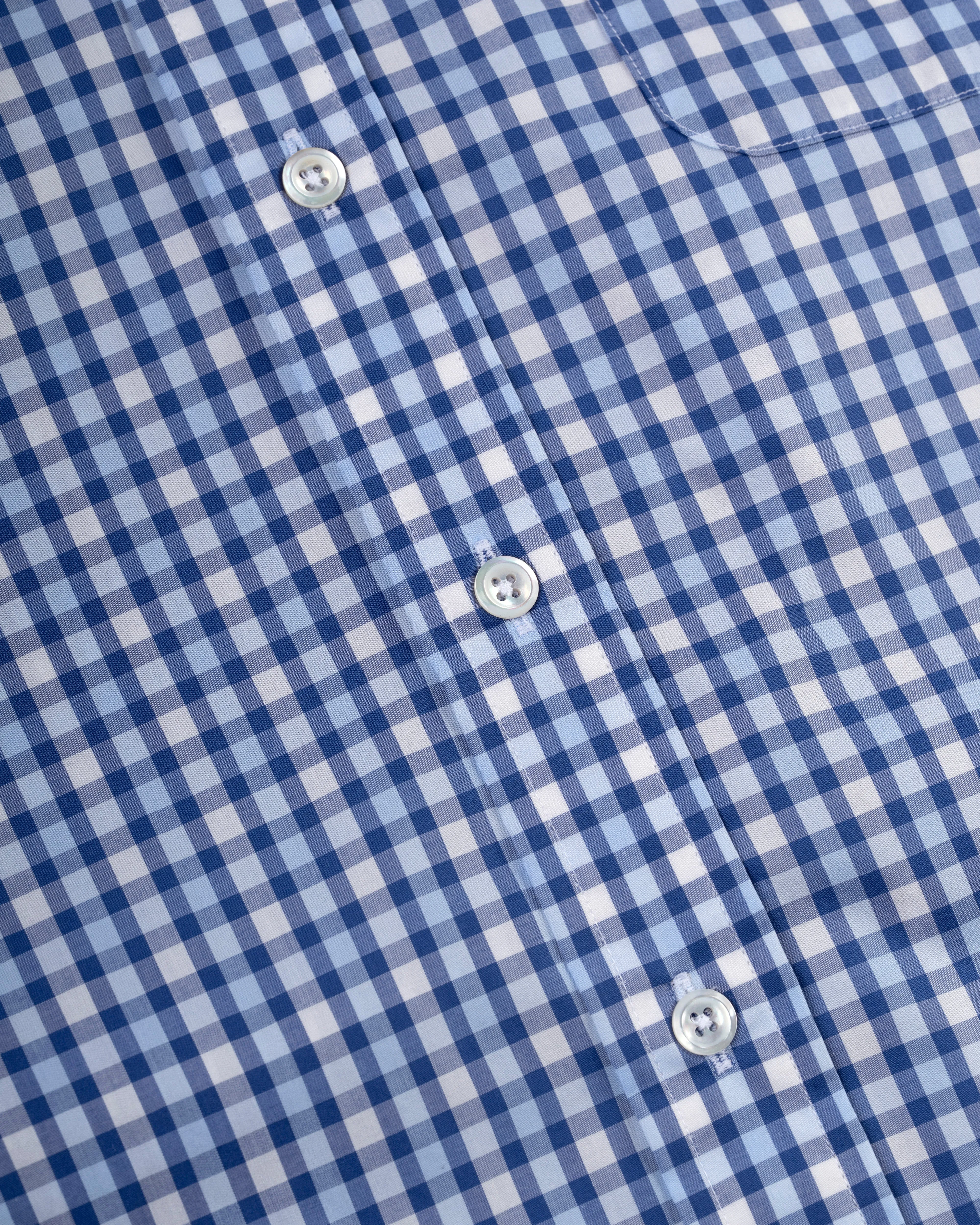 NAVY/LT BLUE CHECK SHIRT