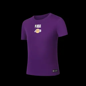 NBA Back Arch Print Long Fit T-Shirt - Los Angeles Lakers