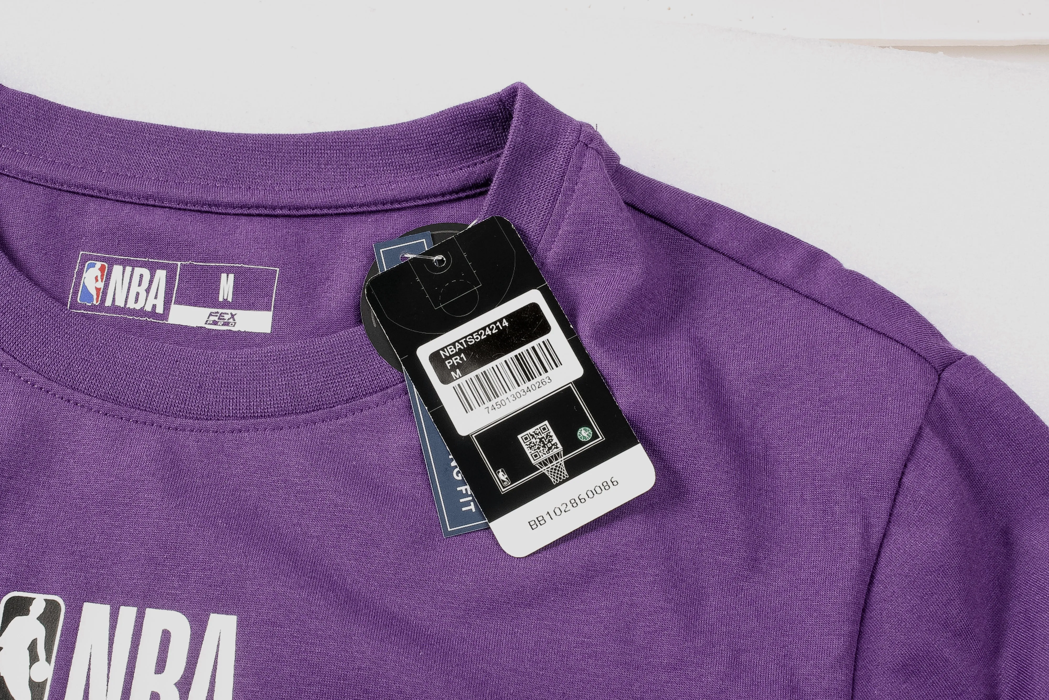NBA Back Arch Print Long Fit T-Shirt - Los Angeles Lakers