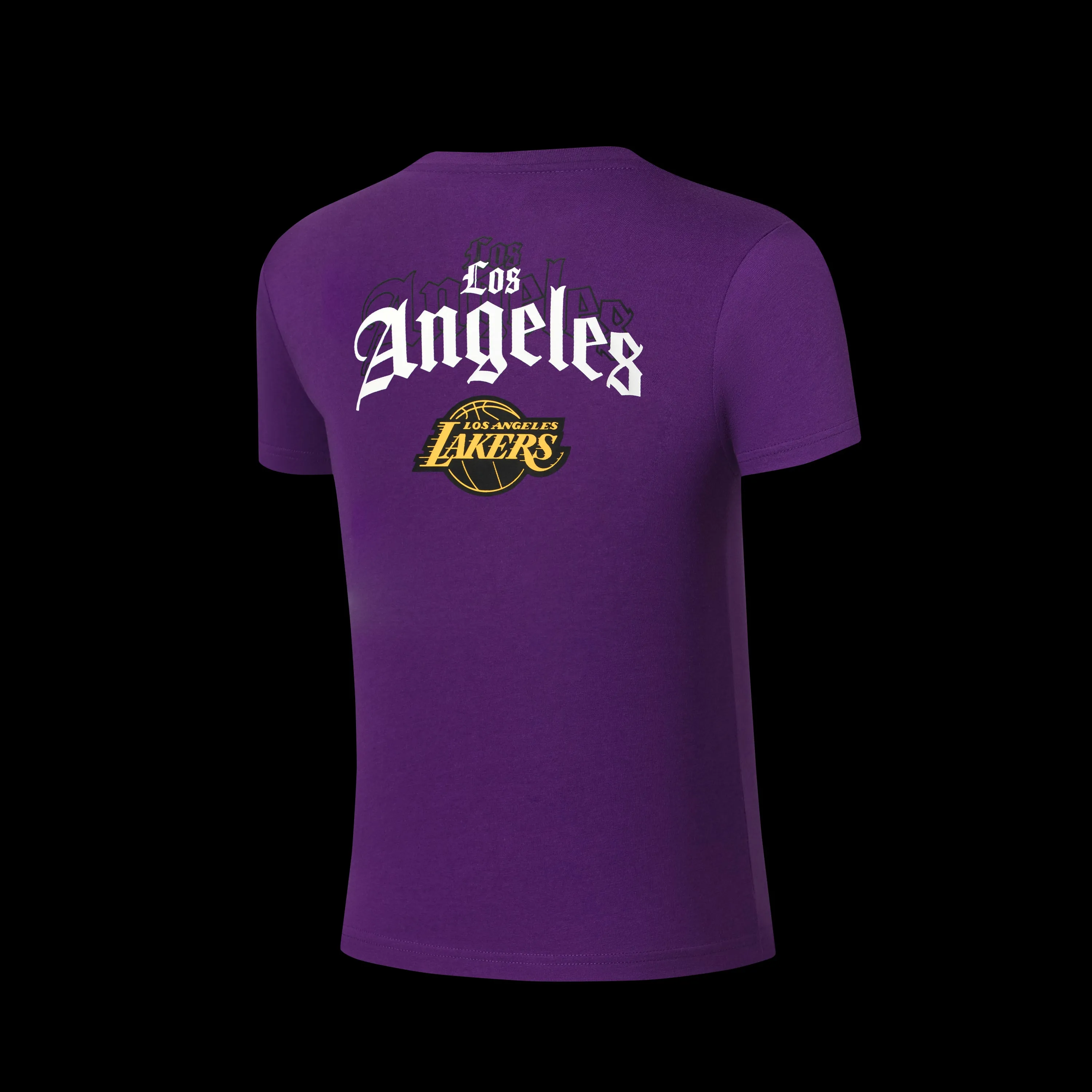 NBA Back Arch Print Long Fit T-Shirt - Los Angeles Lakers