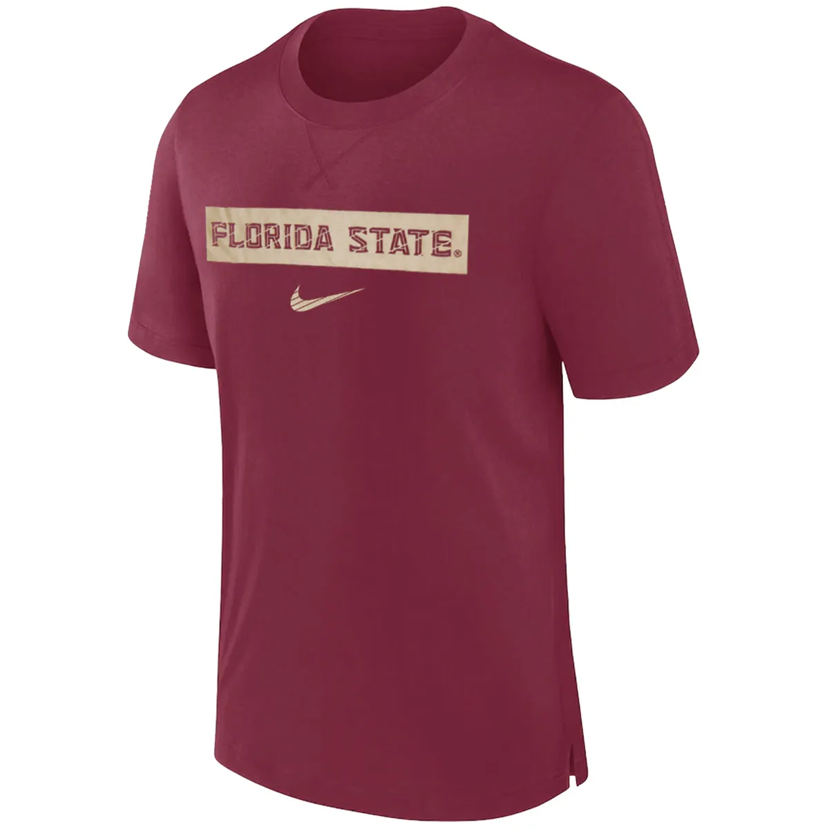 Nike Men's Florida State Dri-fit Player Short Sleeve Top - Garnet