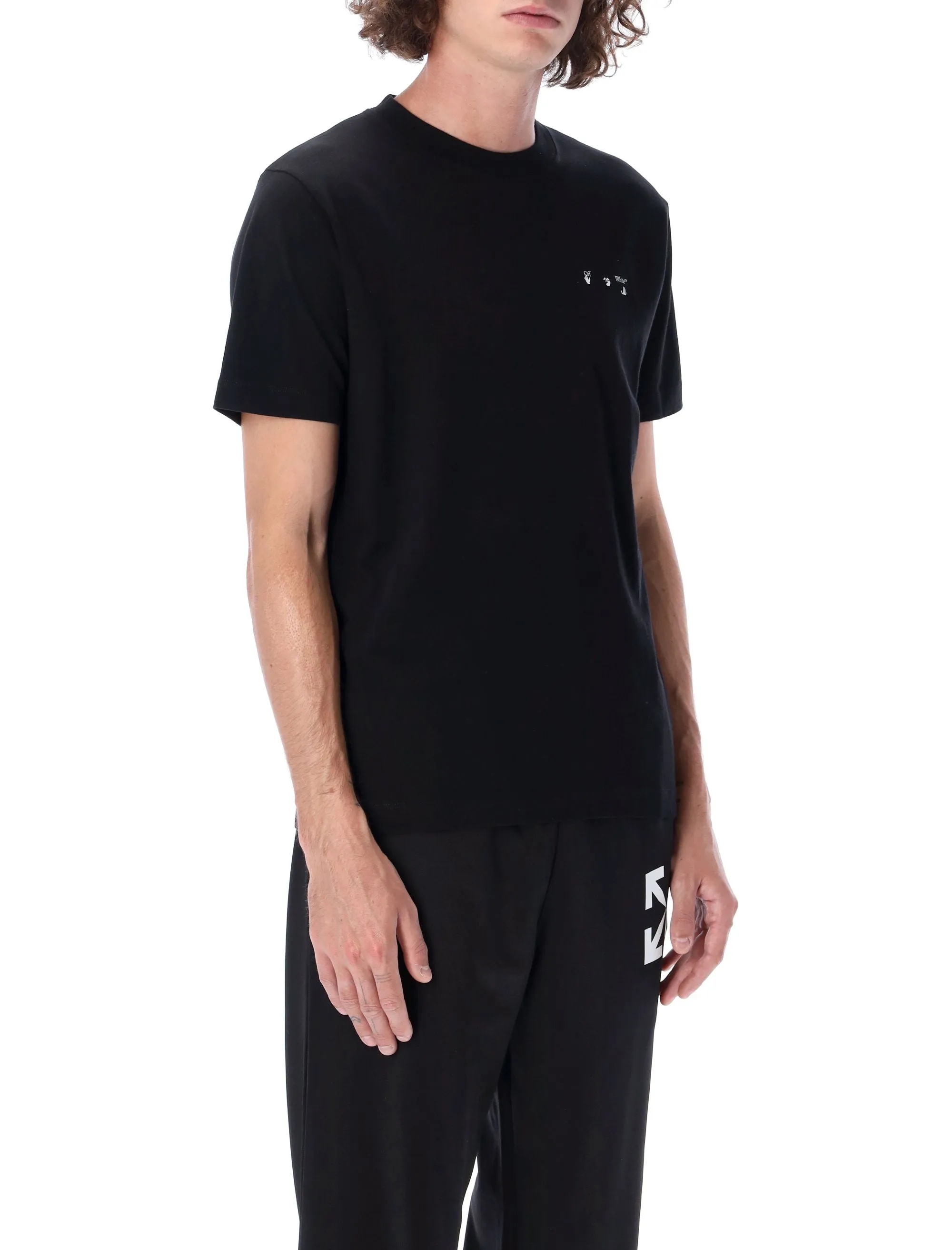 Off-White Logo Printed Crewneck T-Shirt