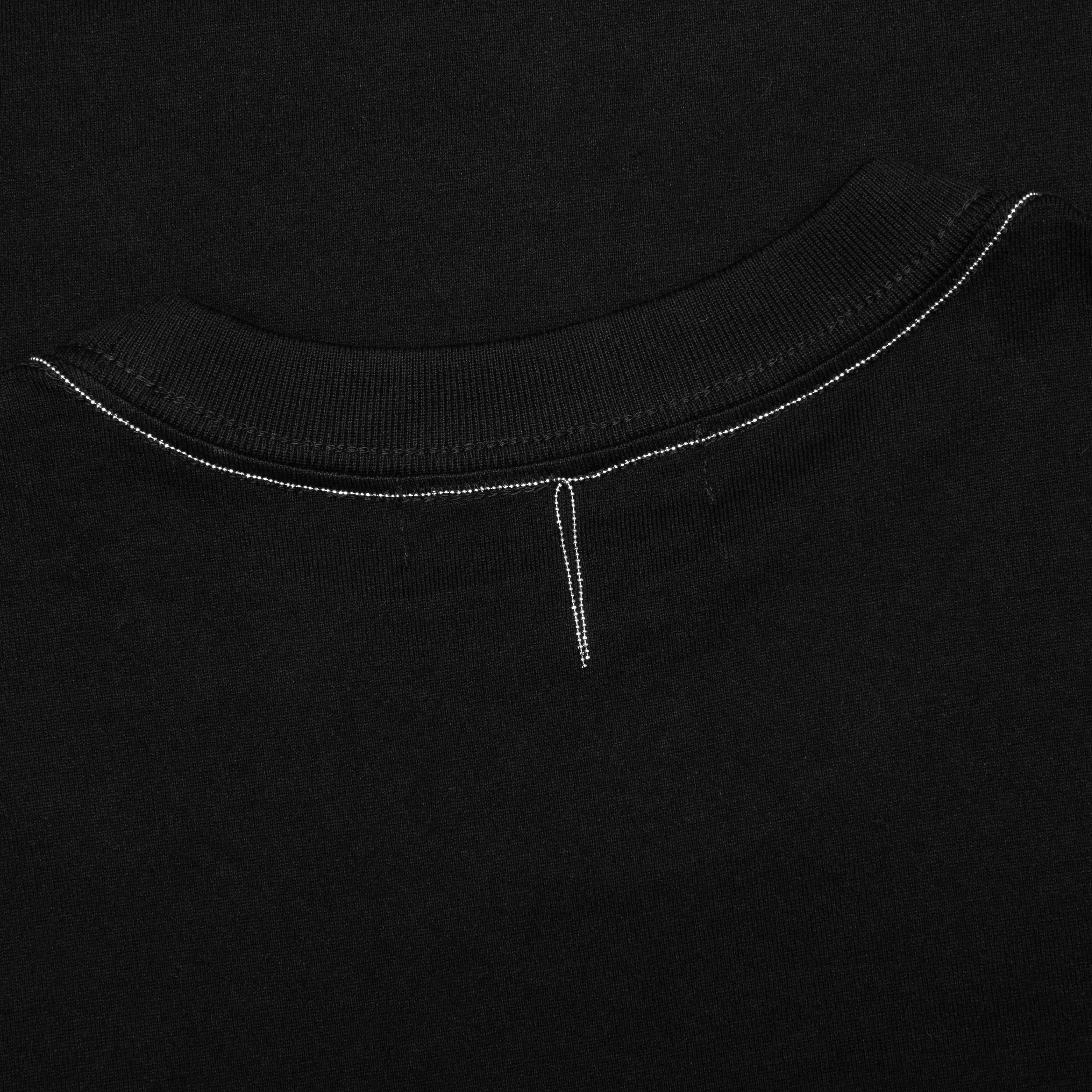 Oversized Ballchain Tee - Black/Silver