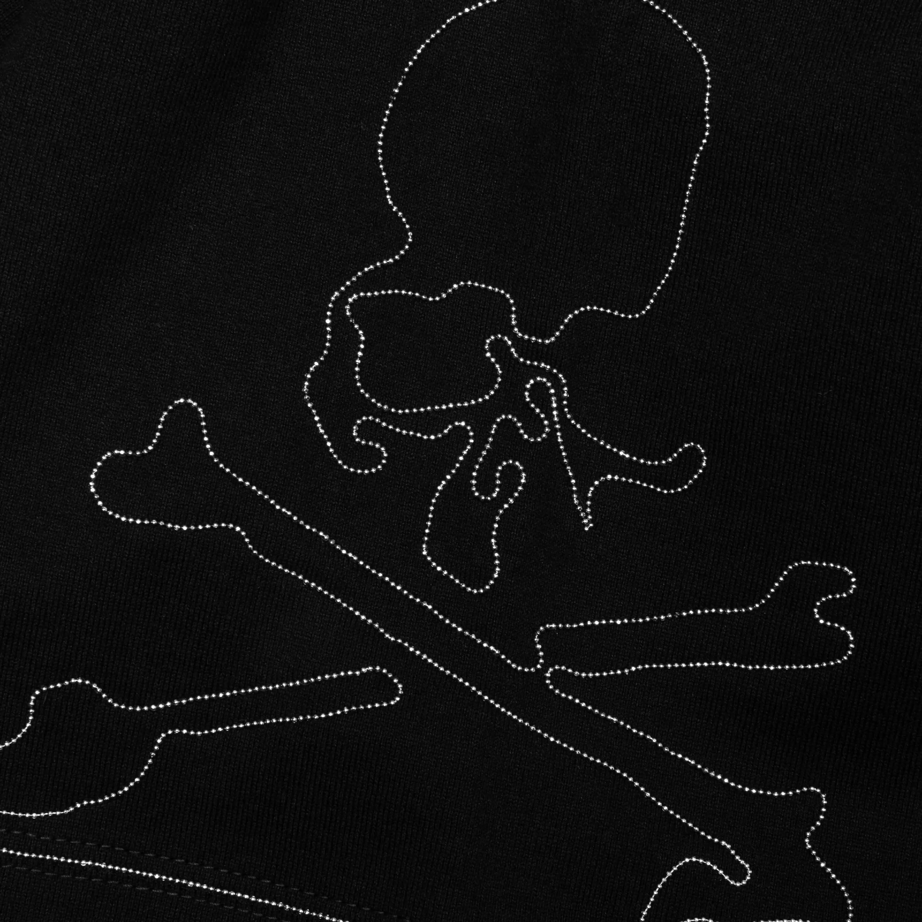 Oversized Ballchain Tee - Black/Silver