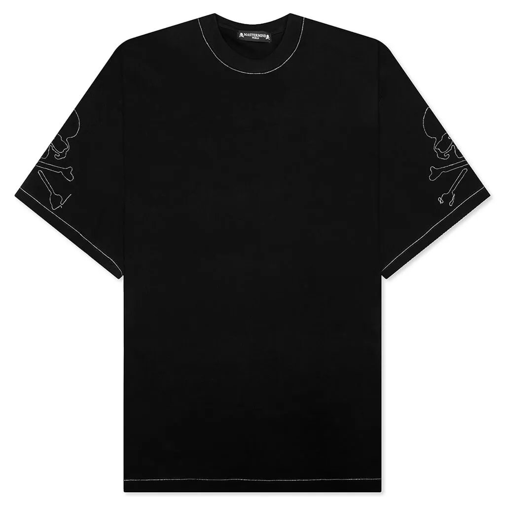 Oversized Ballchain Tee - Black/Silver