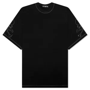 Oversized Ballchain Tee - Black/Silver