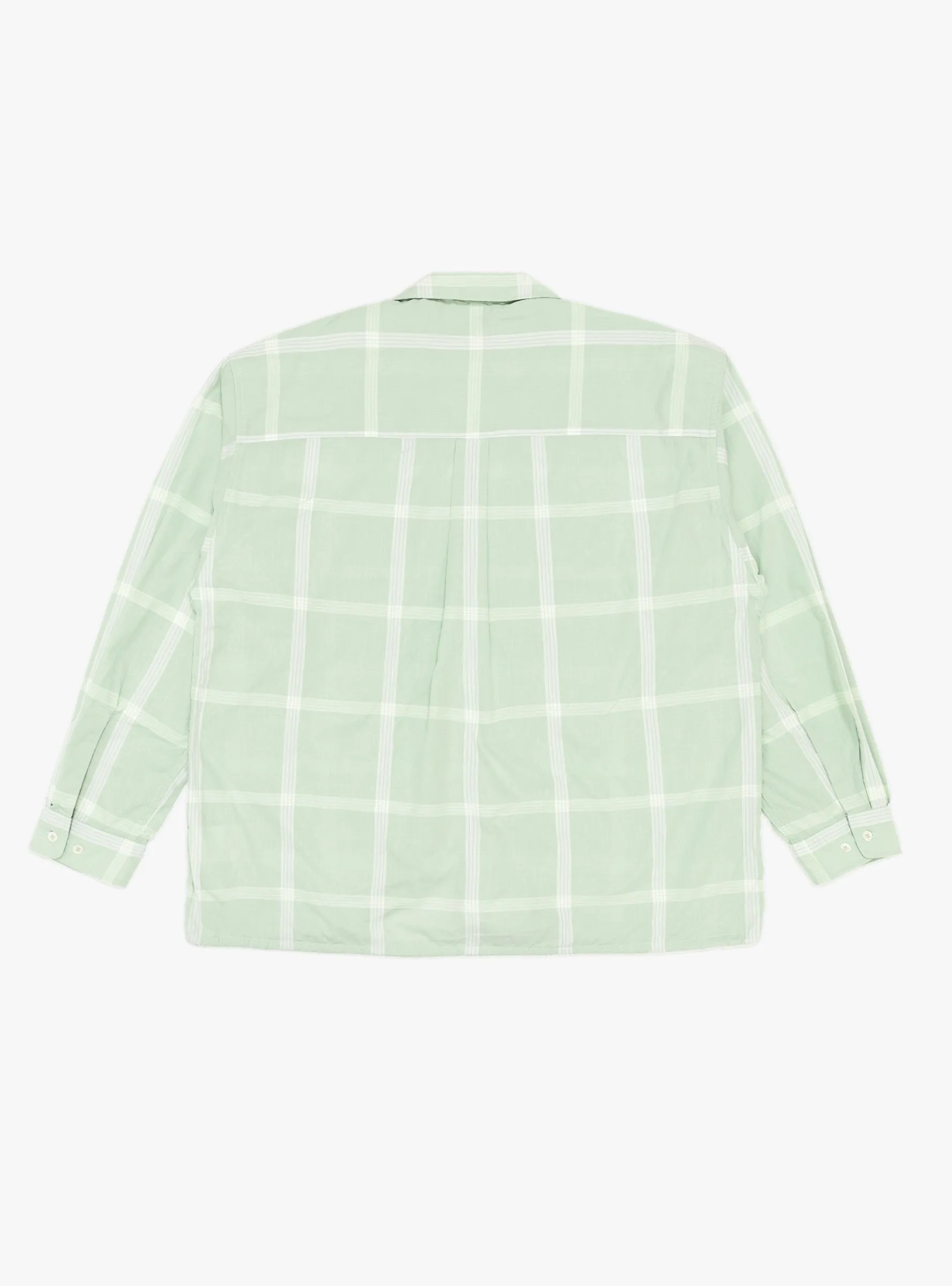 PALAKA Check Shirt Coral Green