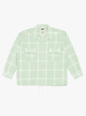 PALAKA Check Shirt Coral Green