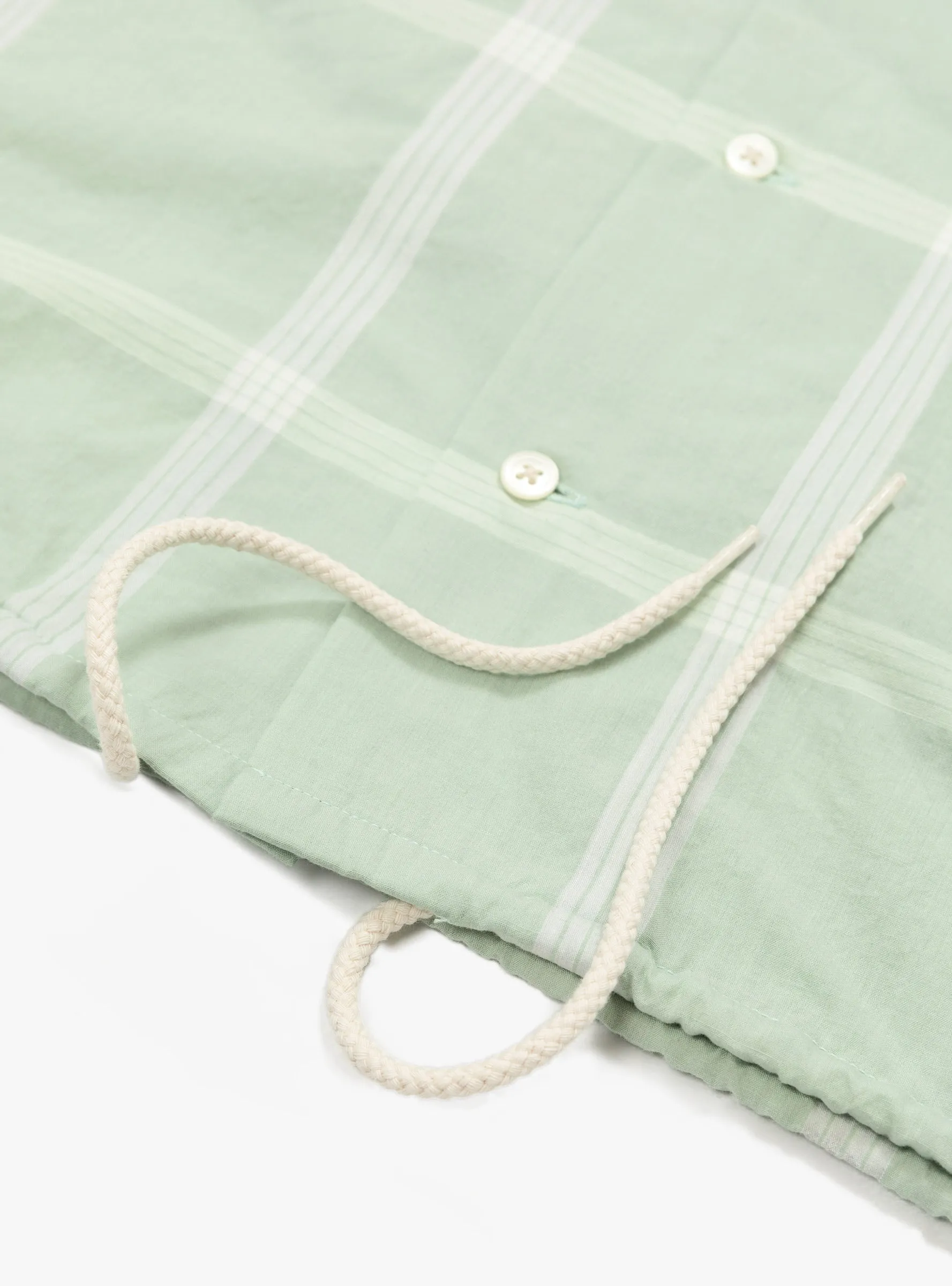 PALAKA Check Shirt Coral Green
