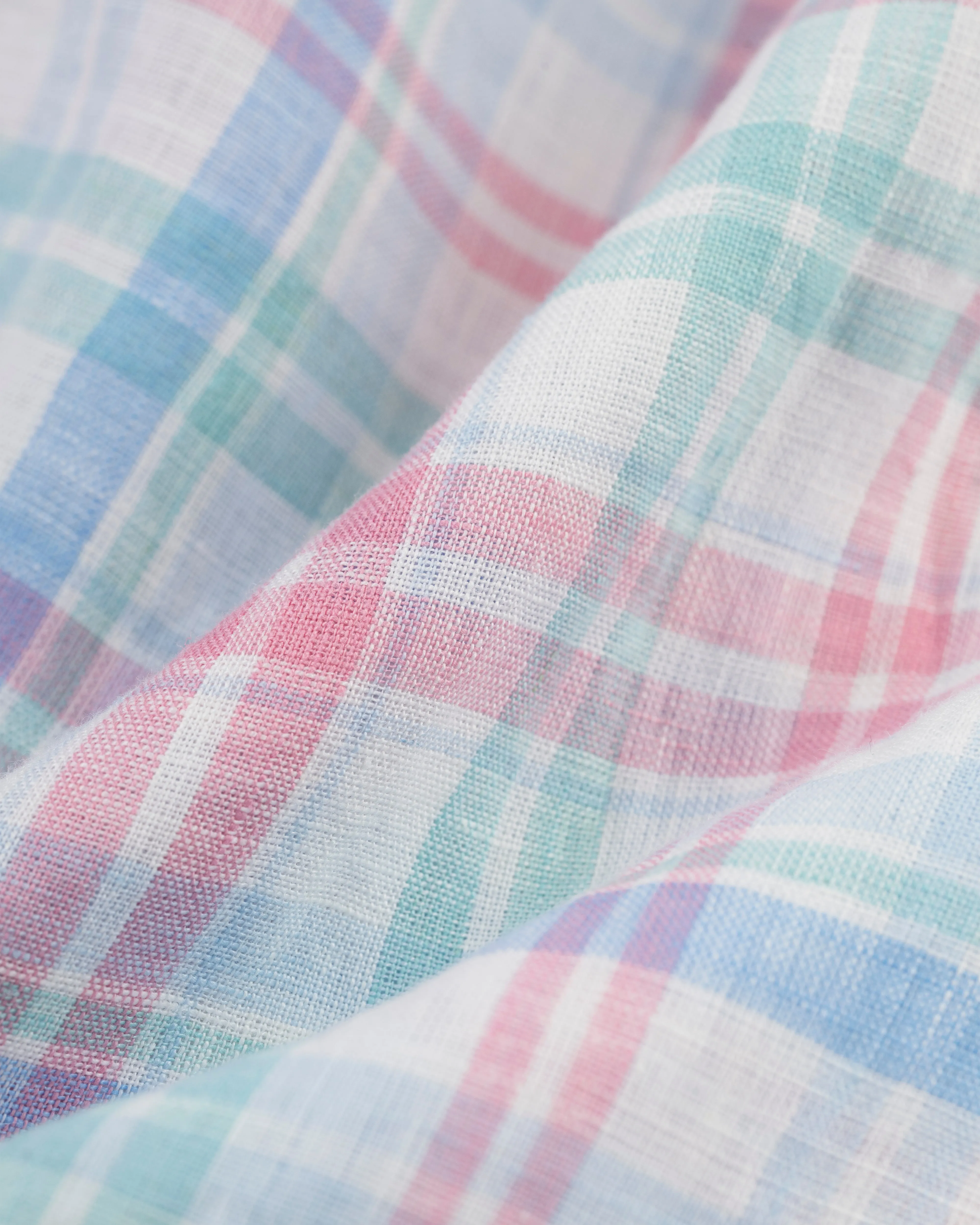 PASTEL LARGE PANE LINEN SHIRT