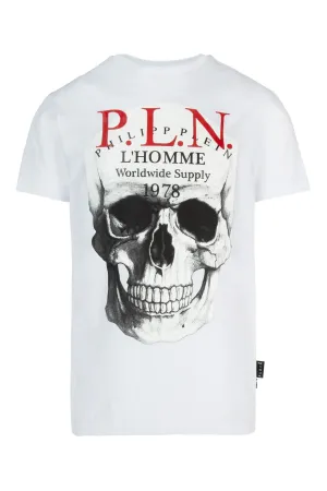 Philipp Plein Skull Printed Crewneck T-Shirt