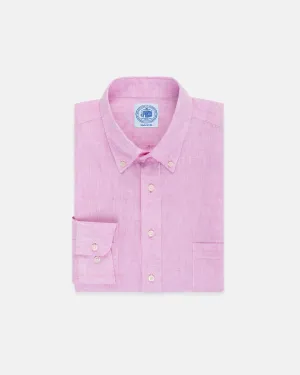 PINK SOLID LINEN SHIRT