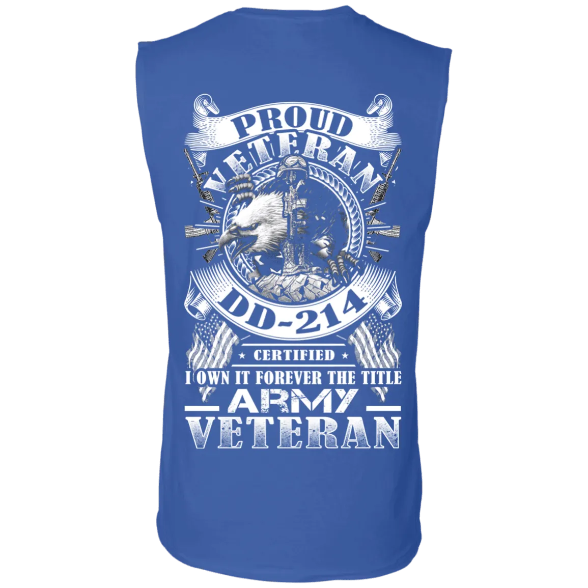 Proud Army Veteran DD214 Back T Shirts
