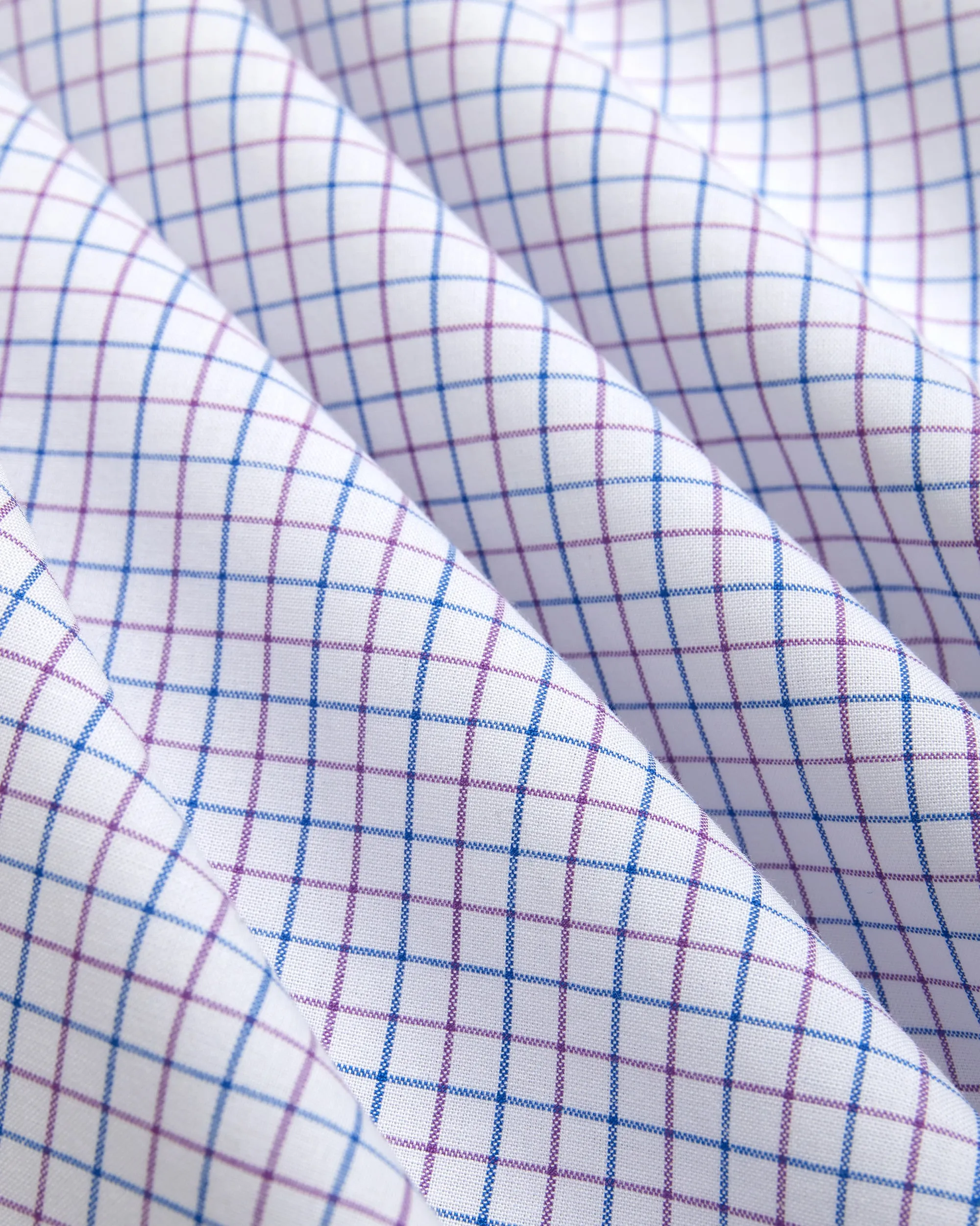 PURPLE/BLUE TATTERSALL BUTTON DOWN DRESS SHIRT
