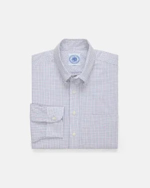 PURPLE/BLUE TATTERSALL BUTTON DOWN DRESS SHIRT