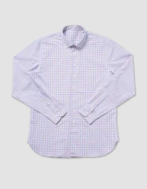 PURPLE/BLUE TATTERSALL SHIRT