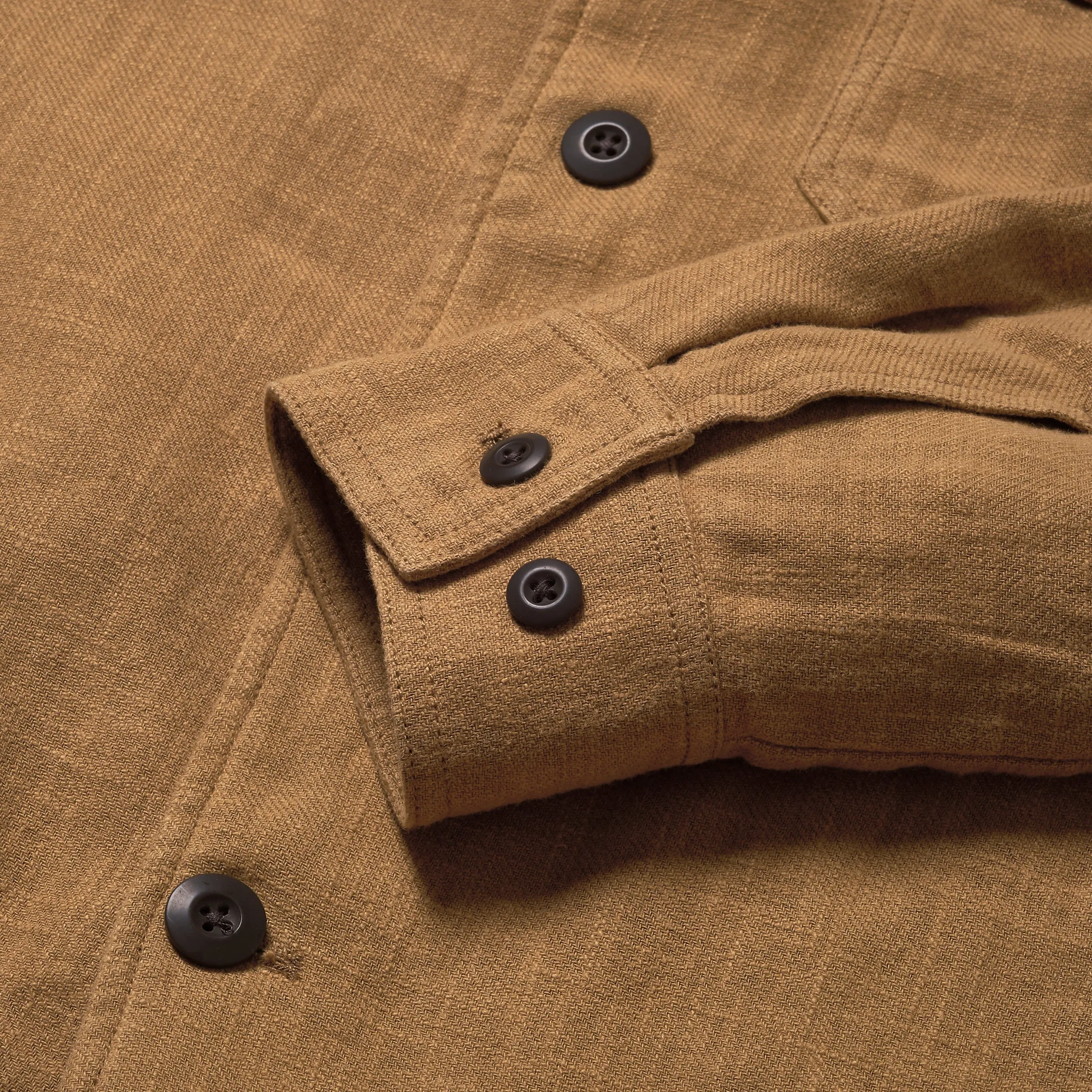 Ramie Chore Jacket - Tobacco
