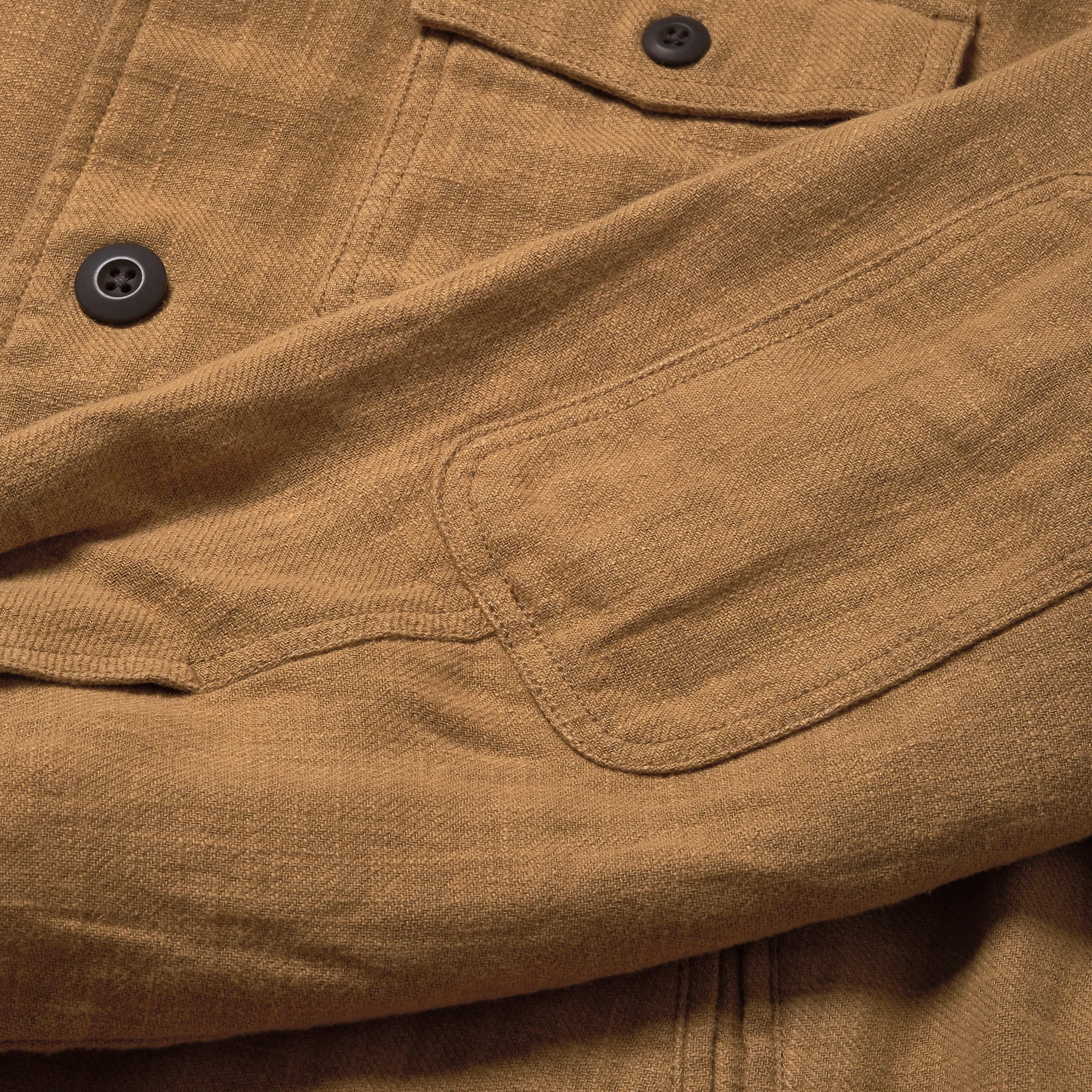 Ramie Chore Jacket - Tobacco