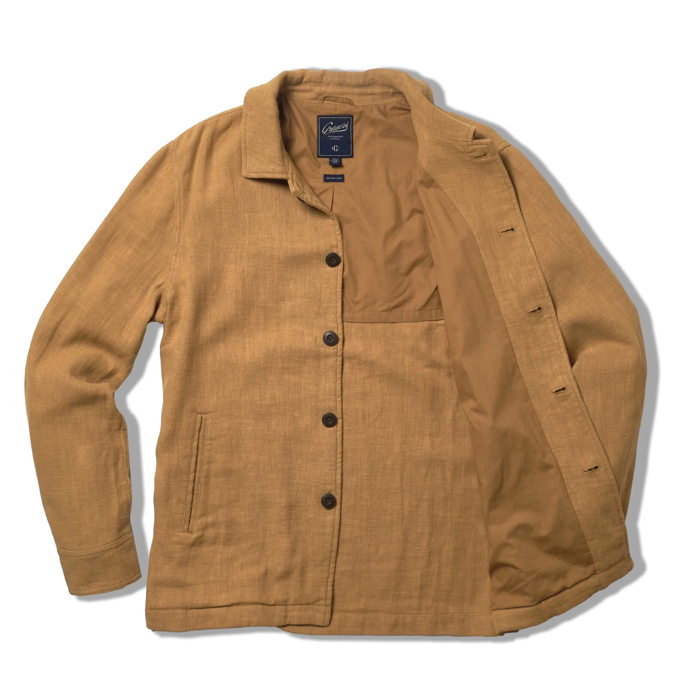 Ramie Chore Jacket - Tobacco