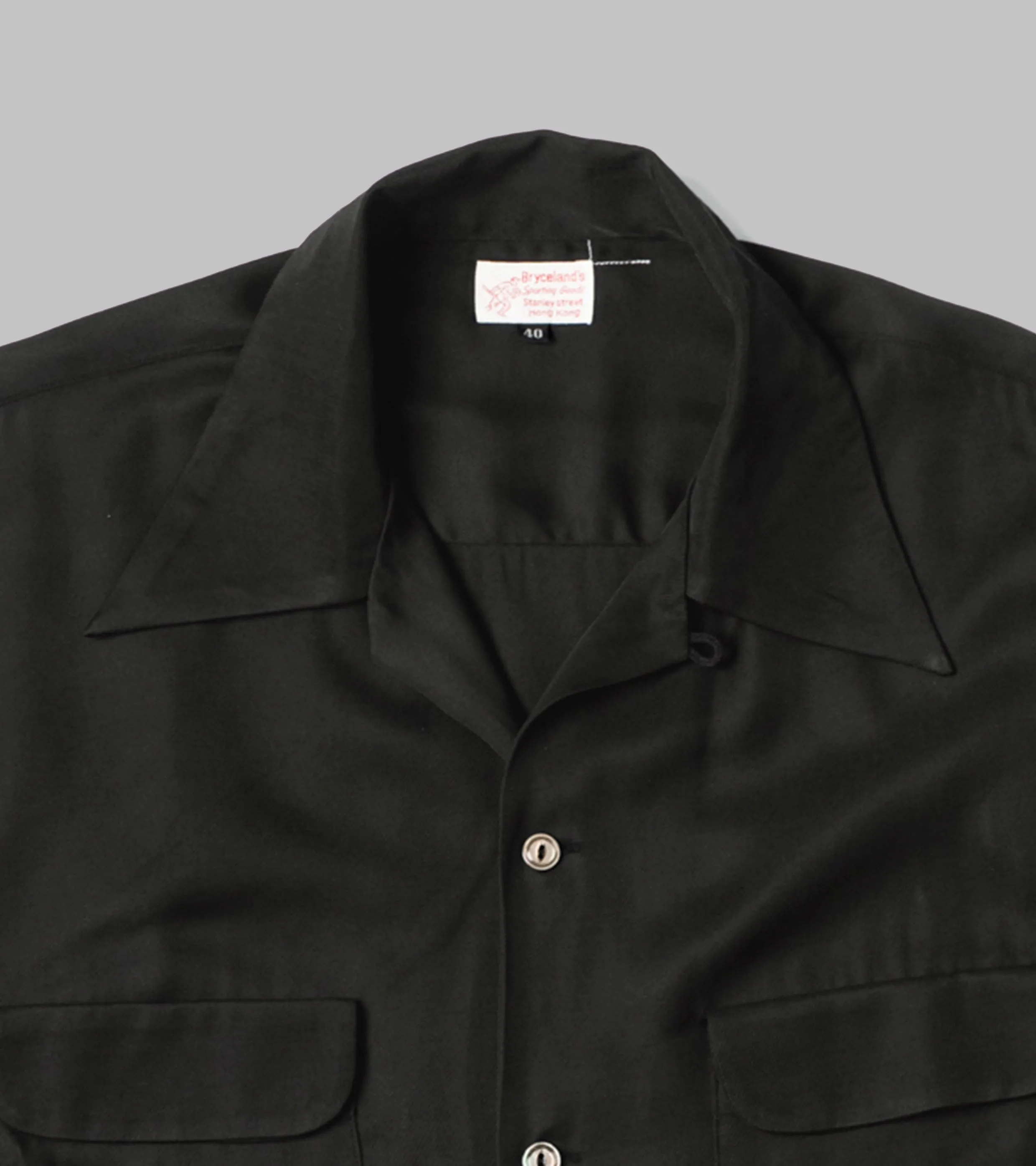Rayon Shirt Black