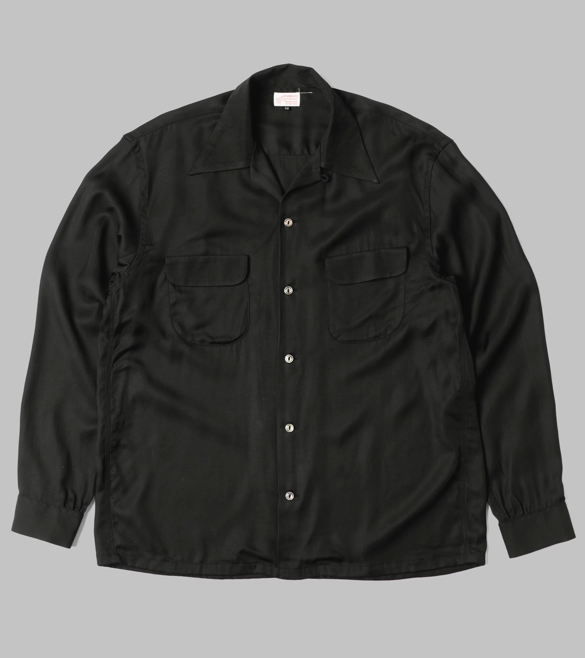 Rayon Shirt Black