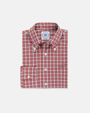 RED/TAN MINI TARTAN SHIRT