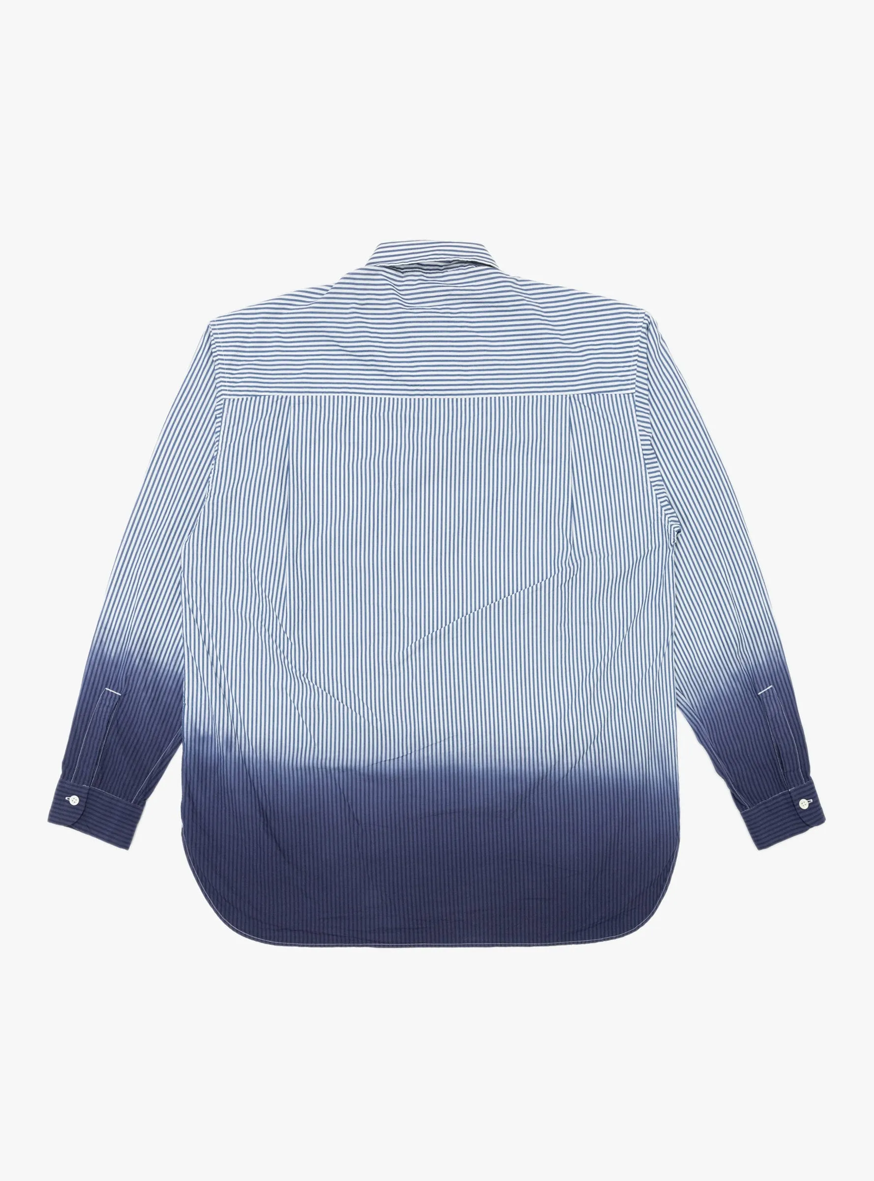 Regular Collar Gradient Wind Shirt Navy