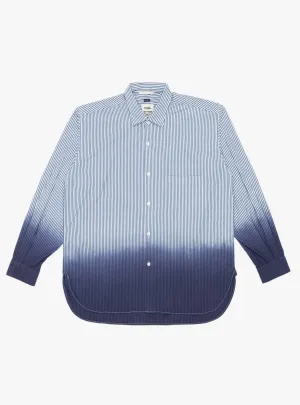 Regular Collar Gradient Wind Shirt Navy