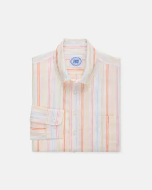 SHERBET STRIPE LINEN SHIRT
