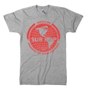 Spanning The Globe Grey w/ Red