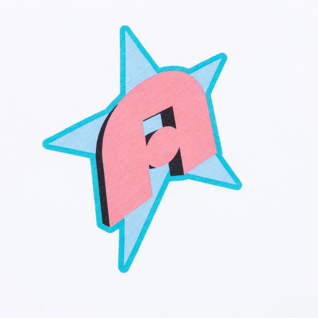 Star A S/S Tee - White