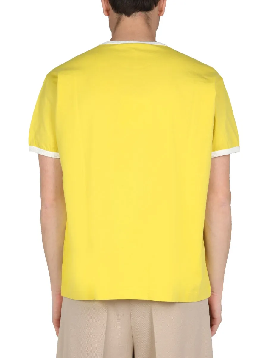 Sunnei Logo Printed Crewneck T-Shirt