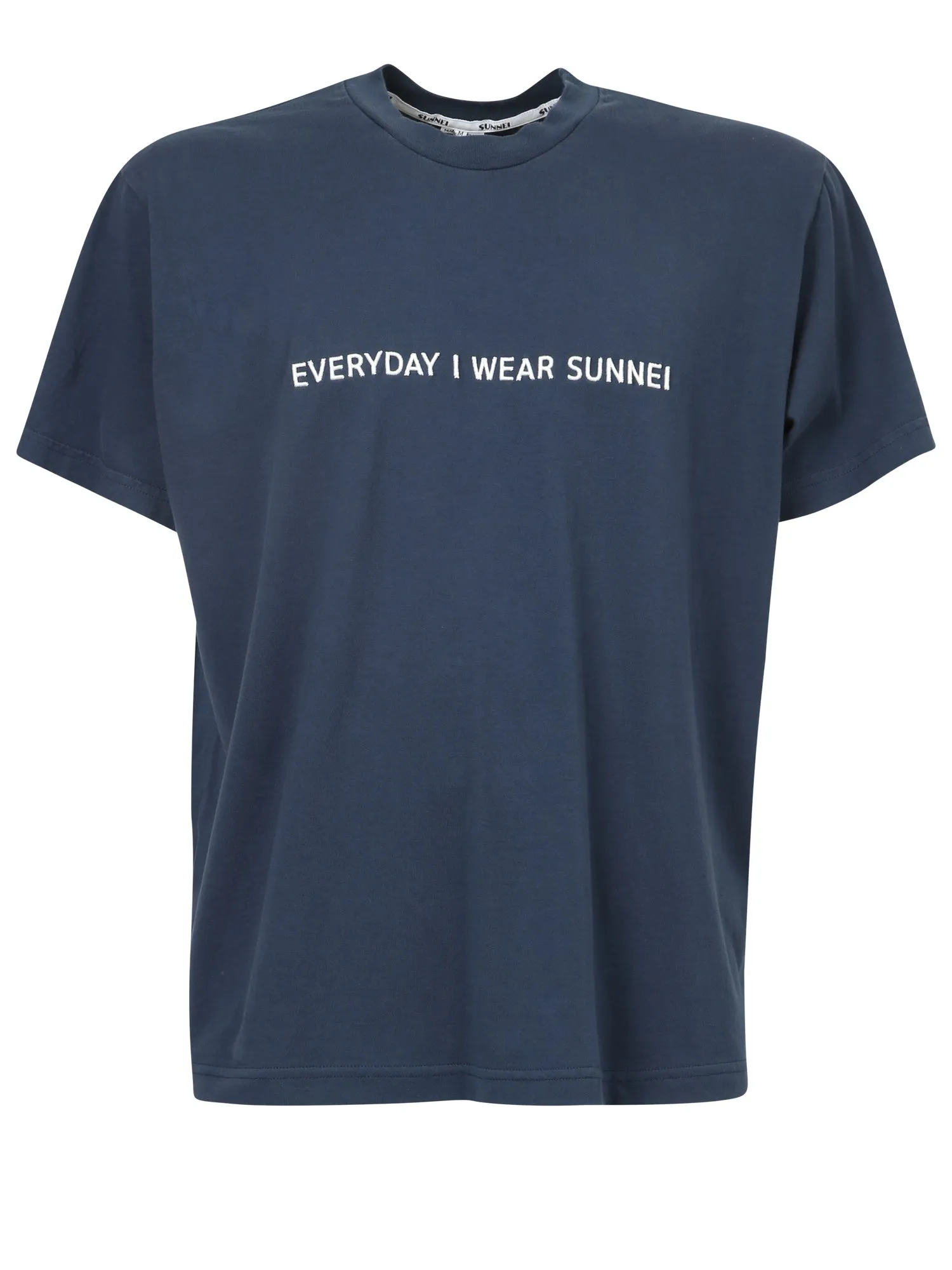 Sunnei Slogan Printed Crewneck T-Shirt