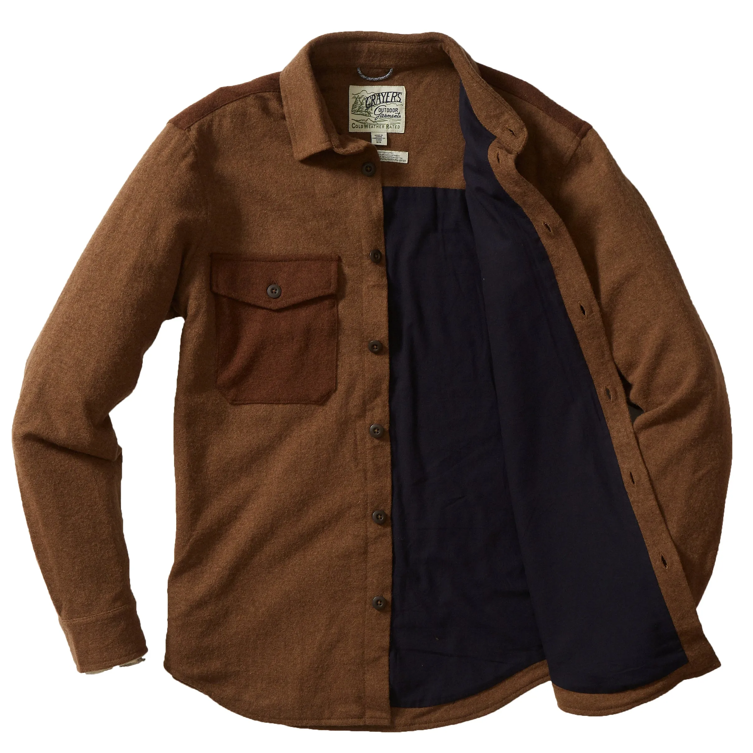 Surplus Wool Shirt Jacket - Rubber (Final Sale)