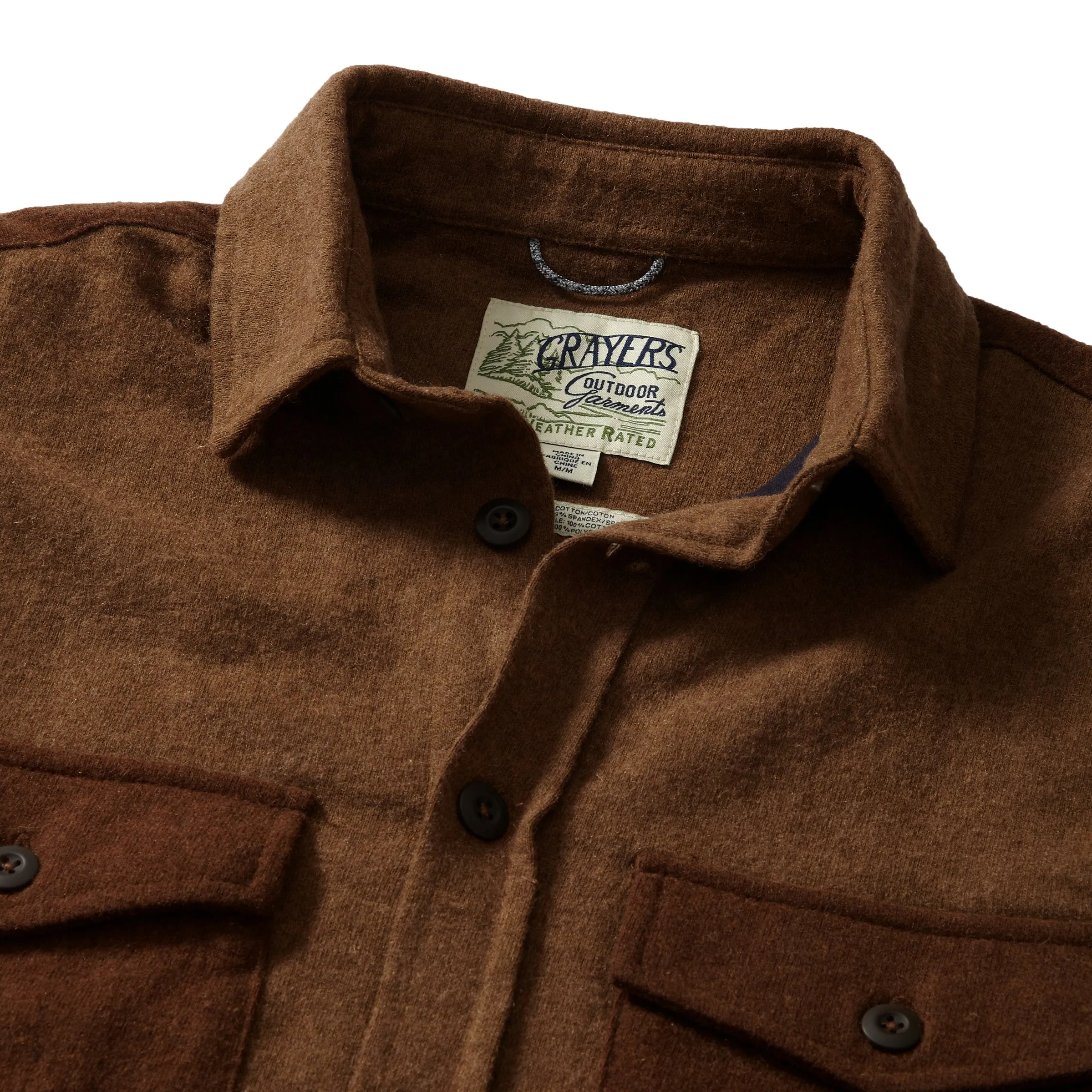 Surplus Wool Shirt Jacket - Rubber (Final Sale)