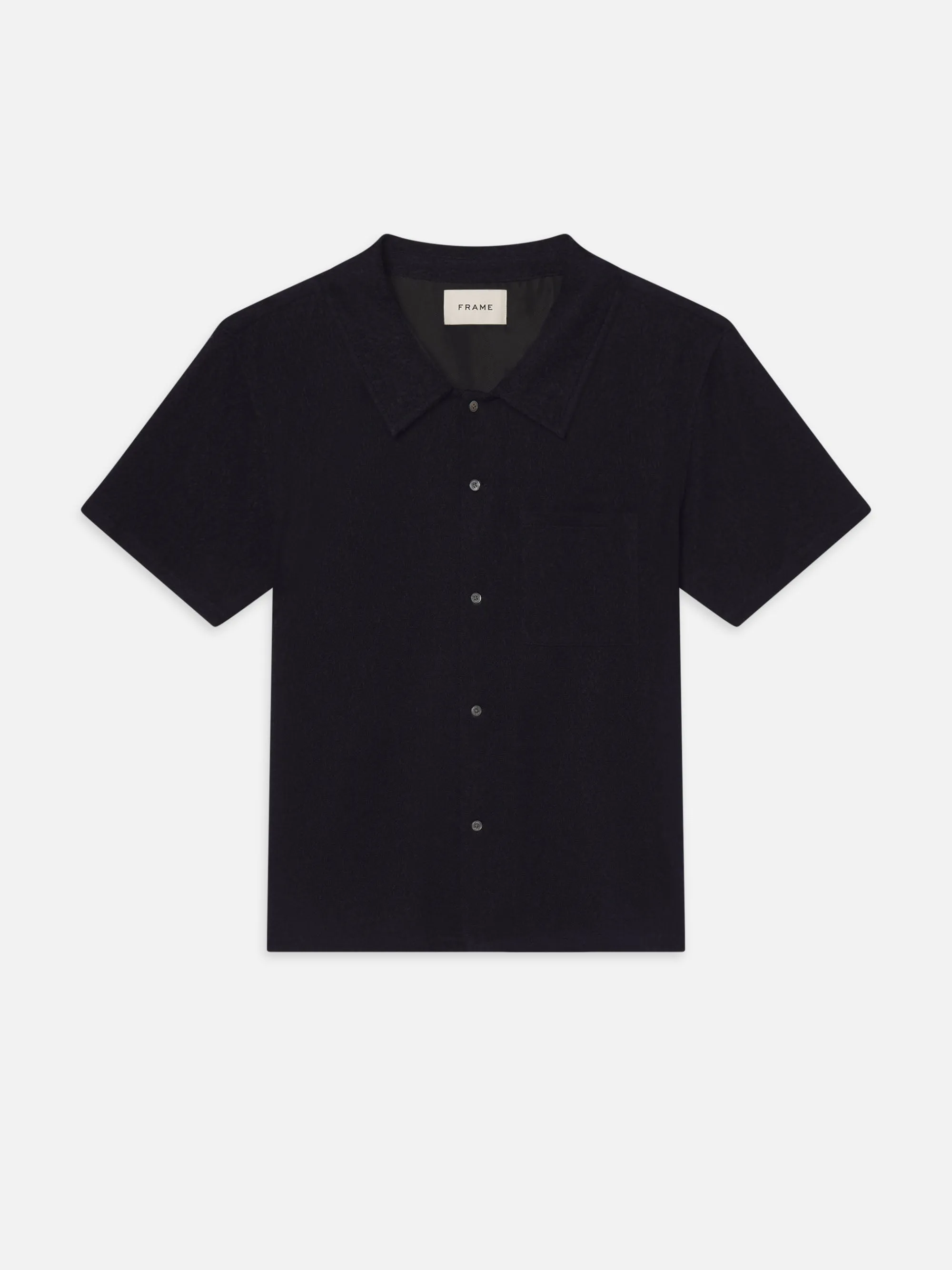 Terry Short Sleeve Shirt -- Dark Navy