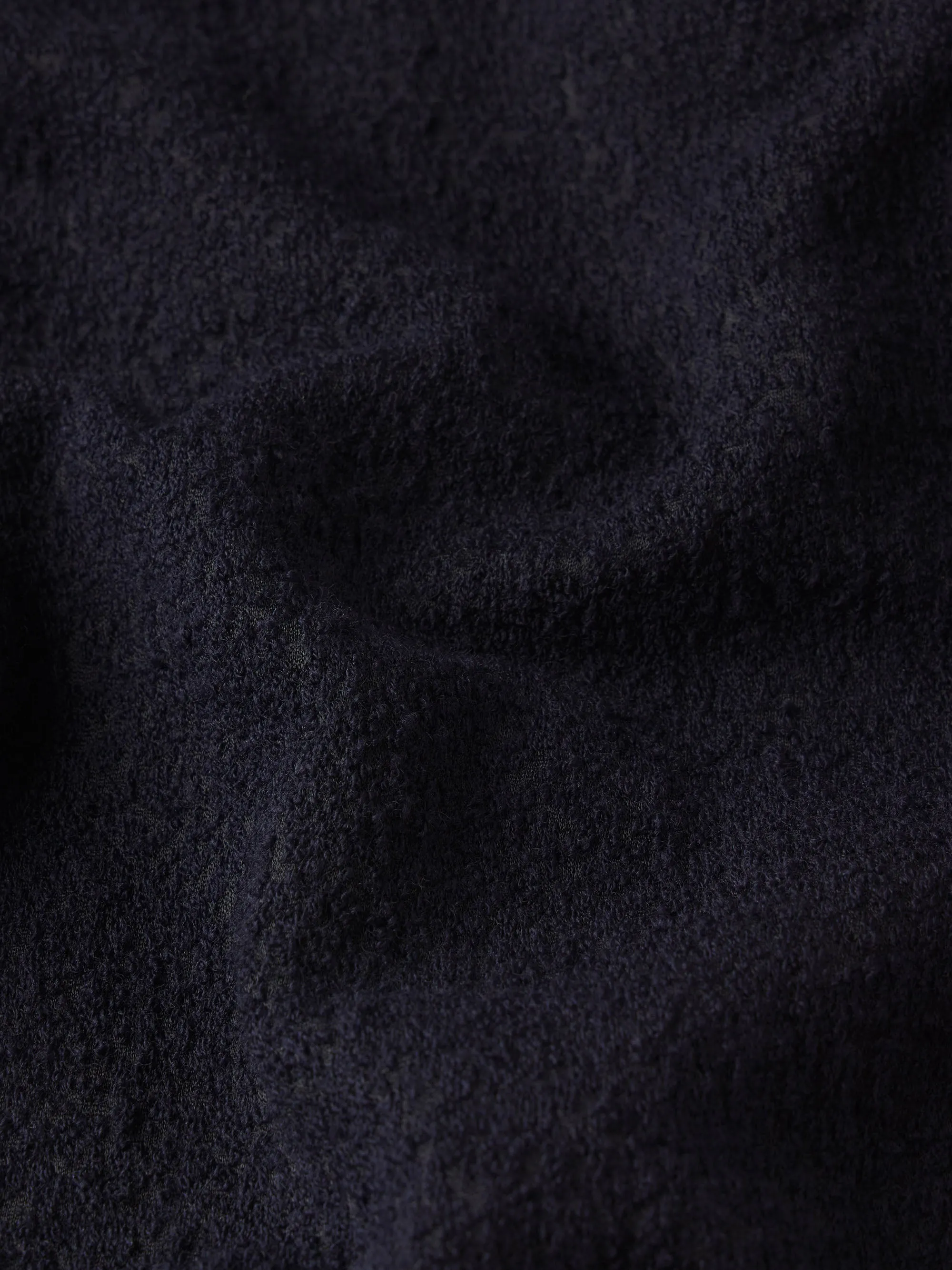 Terry Short Sleeve Shirt -- Dark Navy