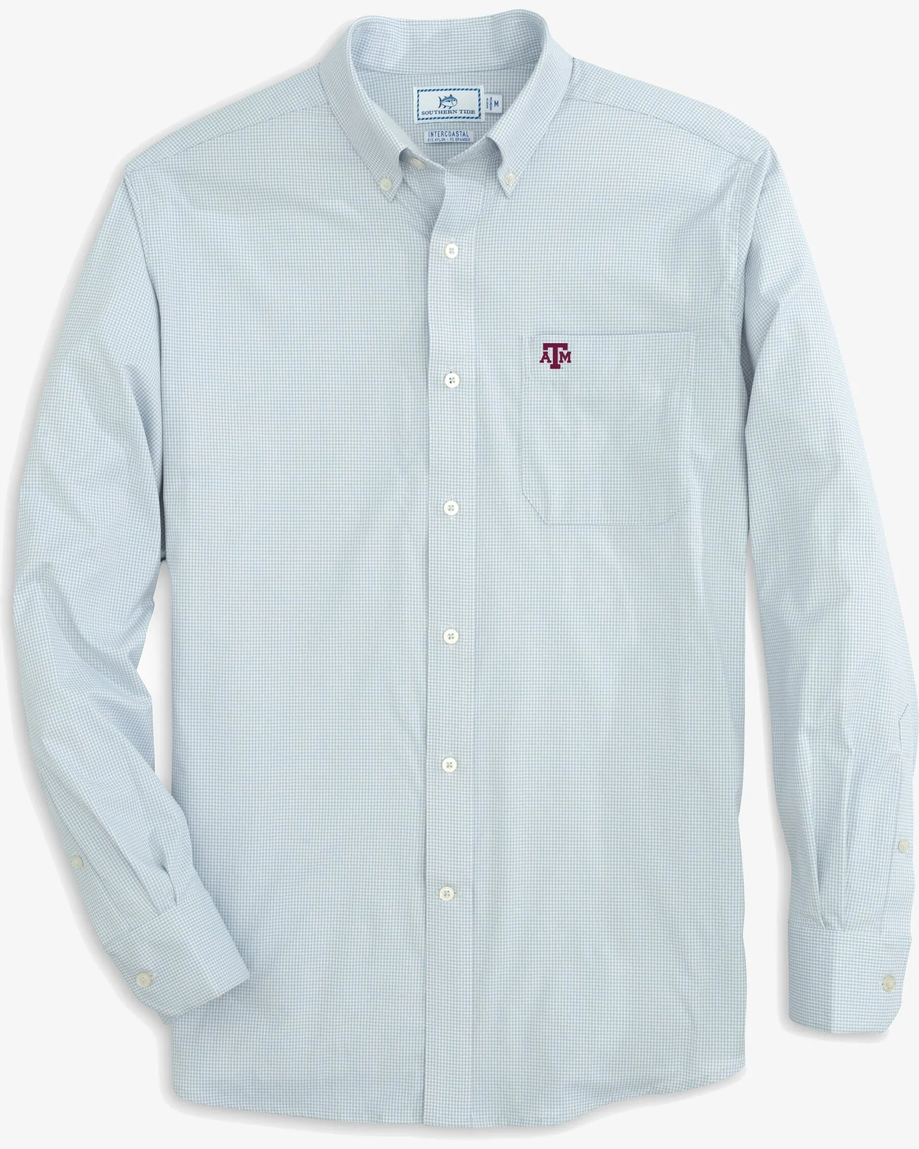 Texas A&M Aggies Gingham Button Down Shirt
