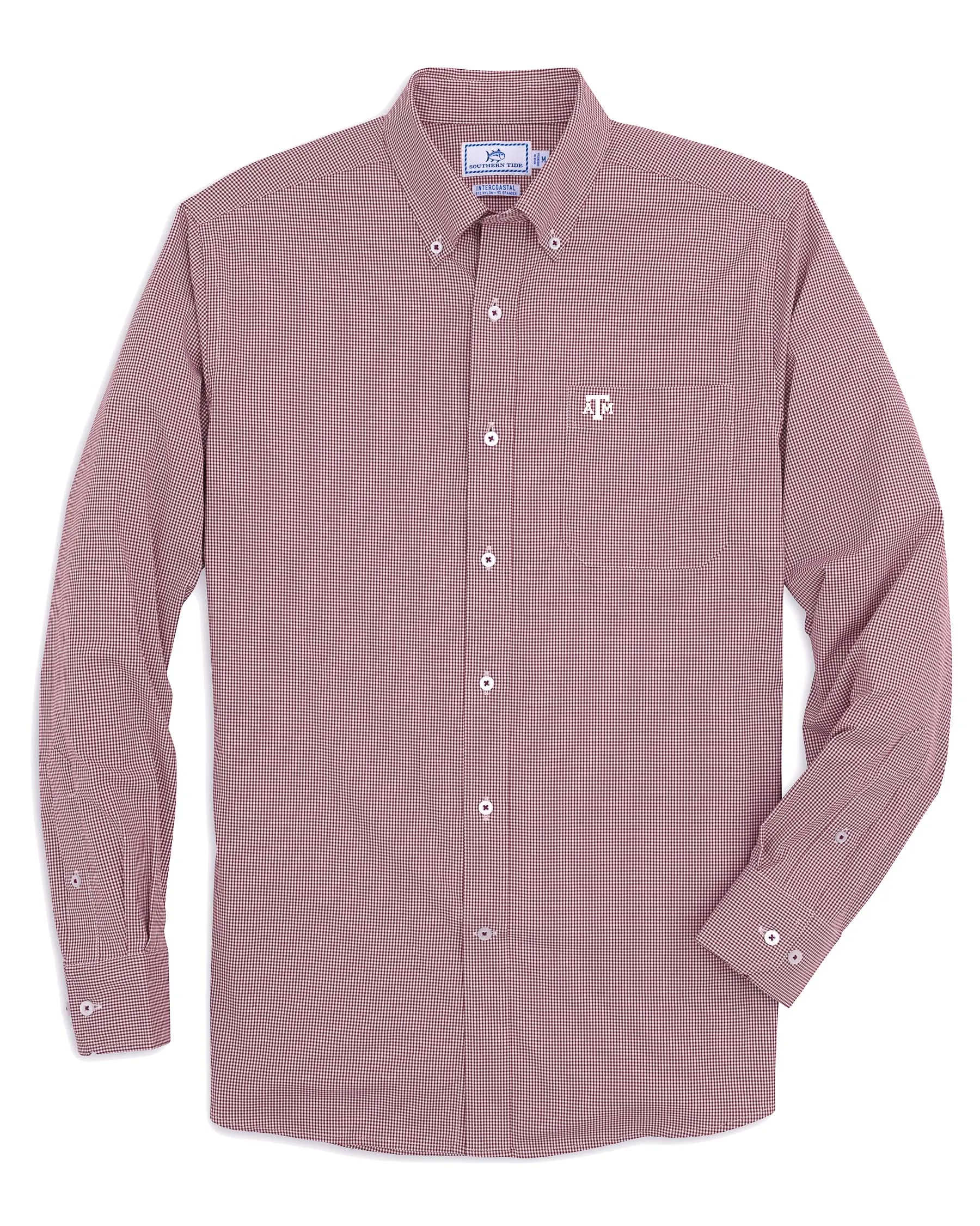 Texas A&M Aggies Gingham Button Down Shirt