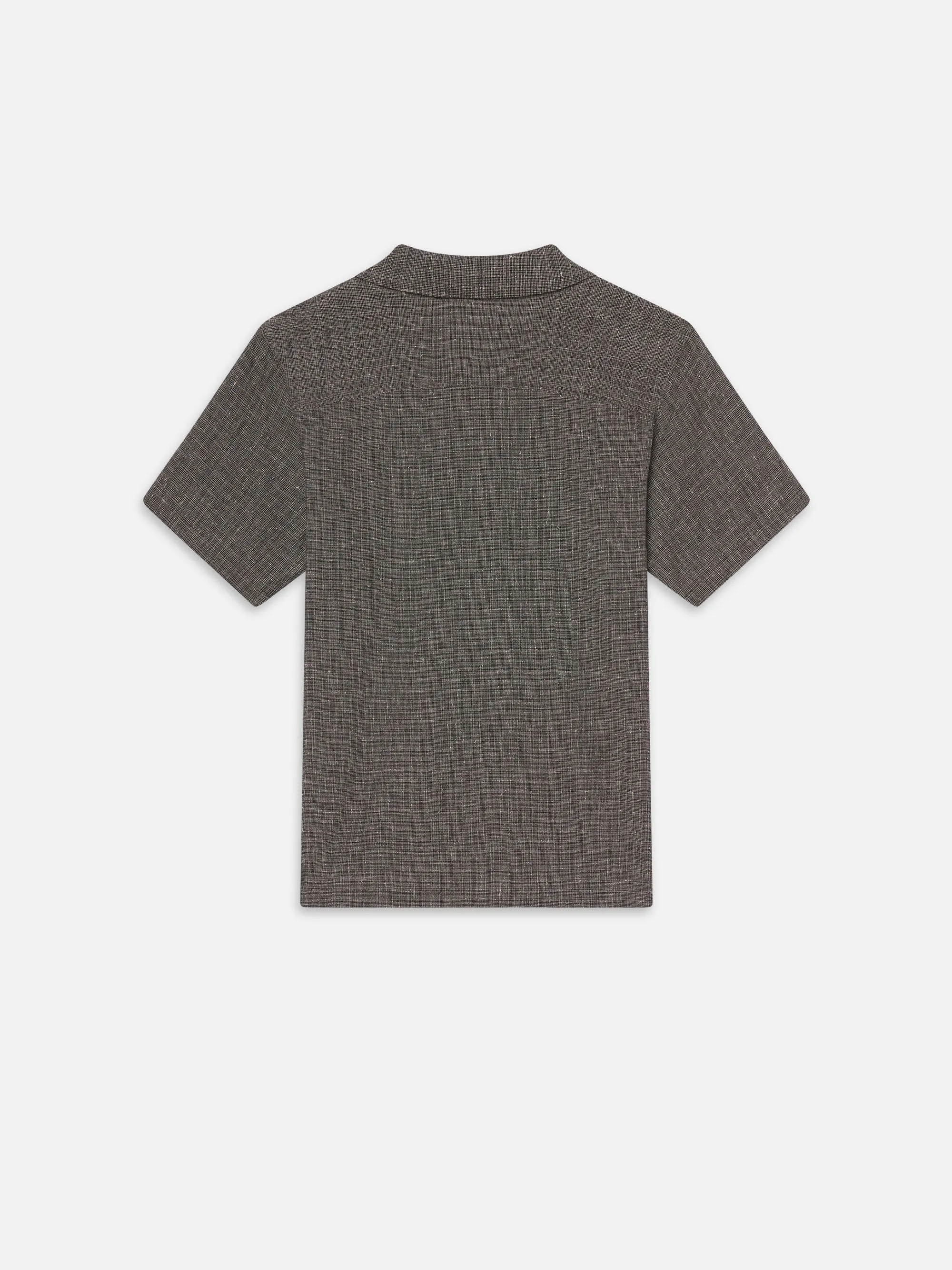 Textured Short Sleeve Shirt -- Black Multi